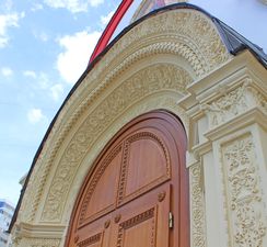 Фасадный декор храма