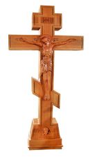 Крест с распятием на Голгофе